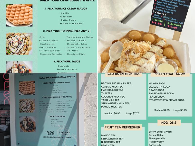 Boba & Berries Menu