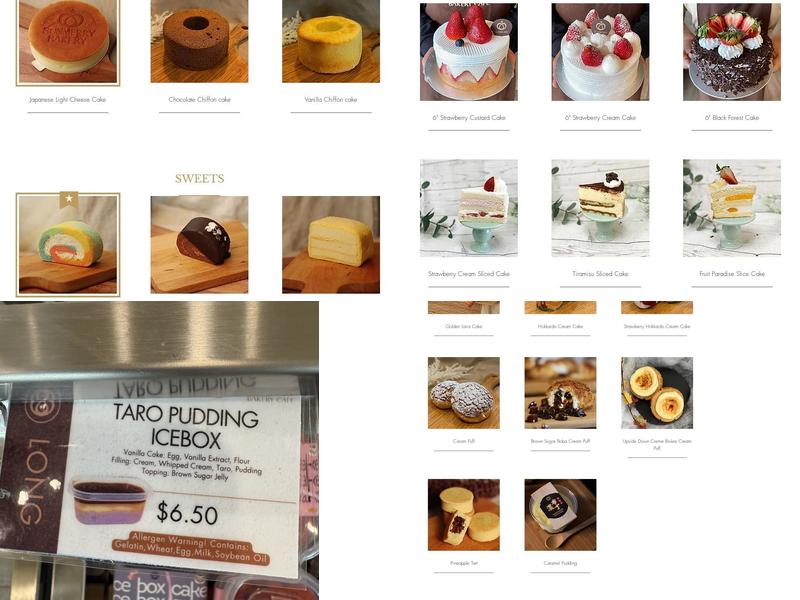 Sunmerry Bakery Menu