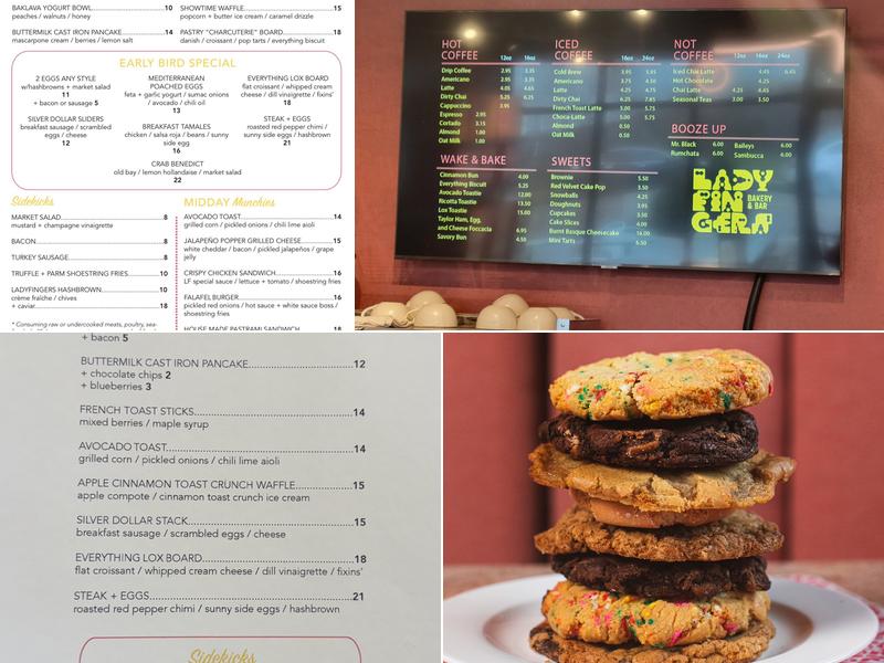 Ladyfingers Menu