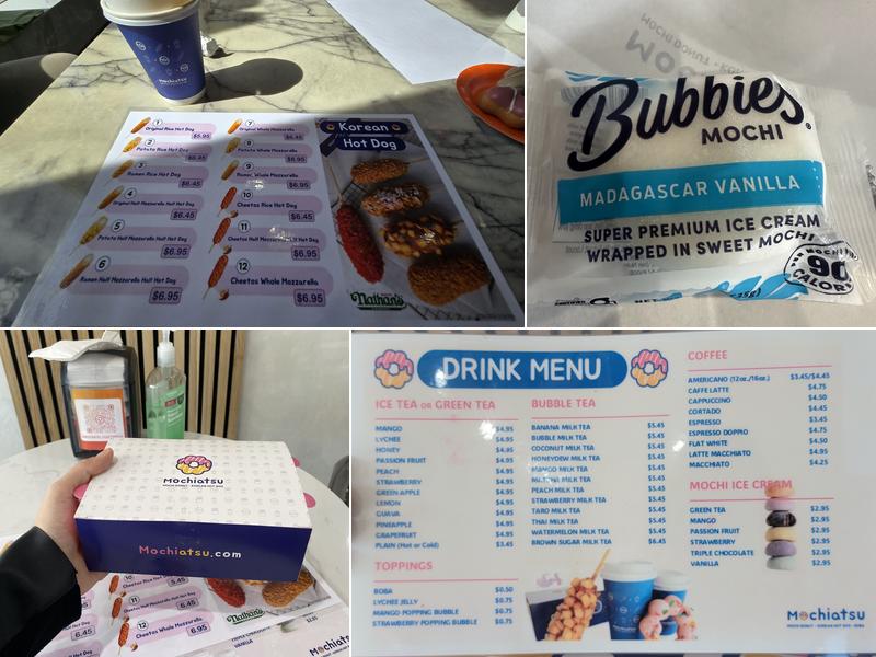 Mochiatsu Feasterville Menu