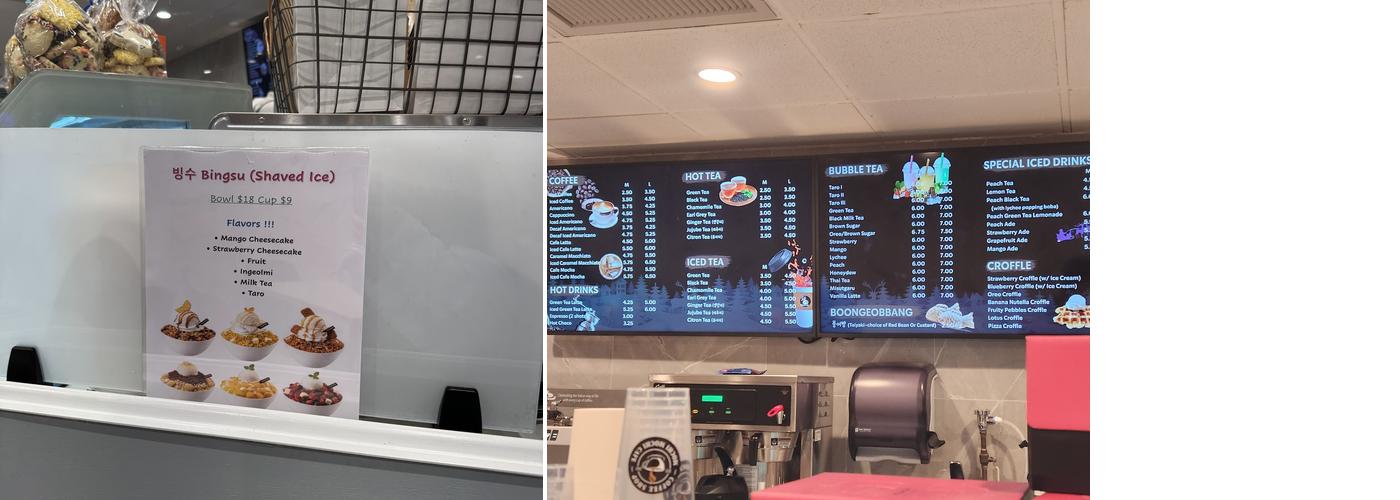 Mochi Mochi Cafe Menu