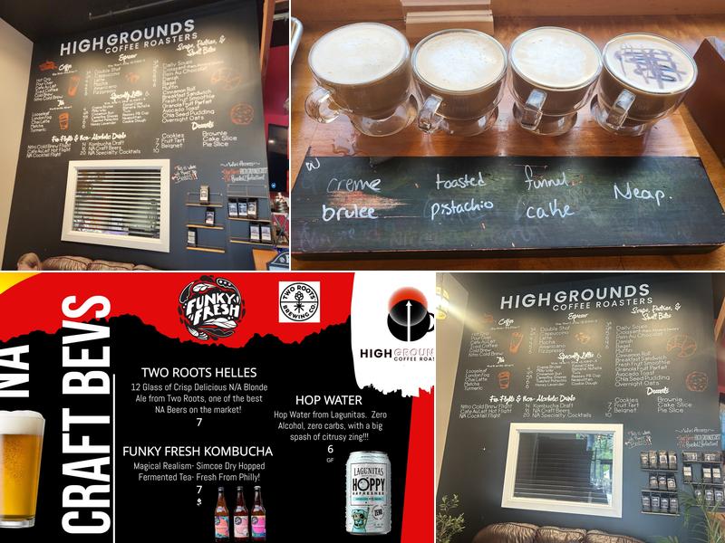 High Grounds Coffee Roasters Menu