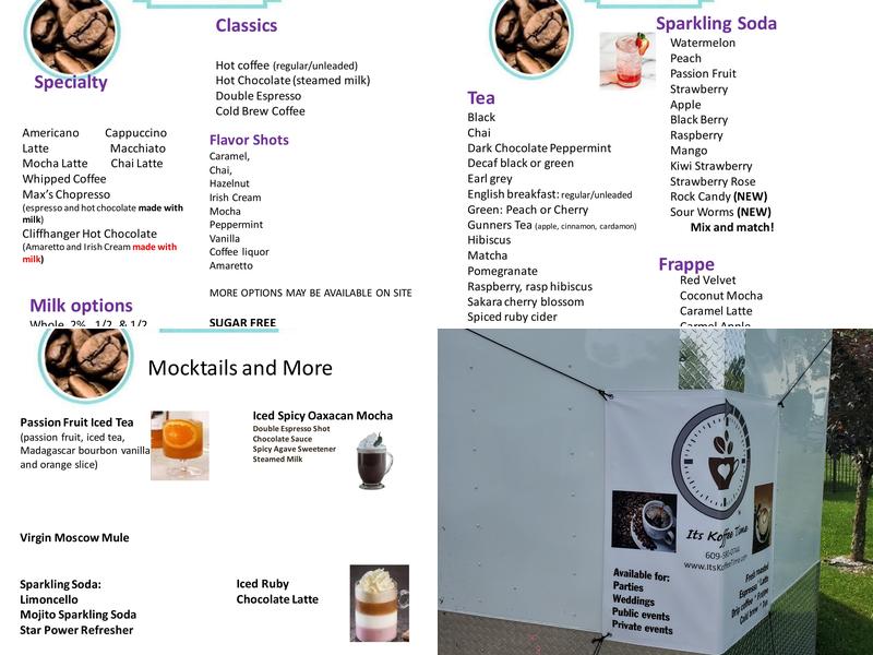 Its Koffee Time Menu