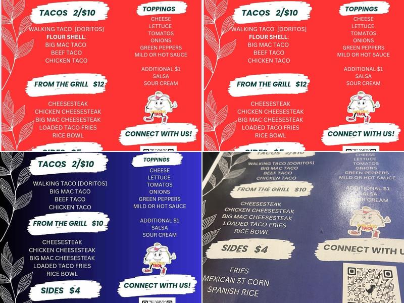 Walking Taco Menu