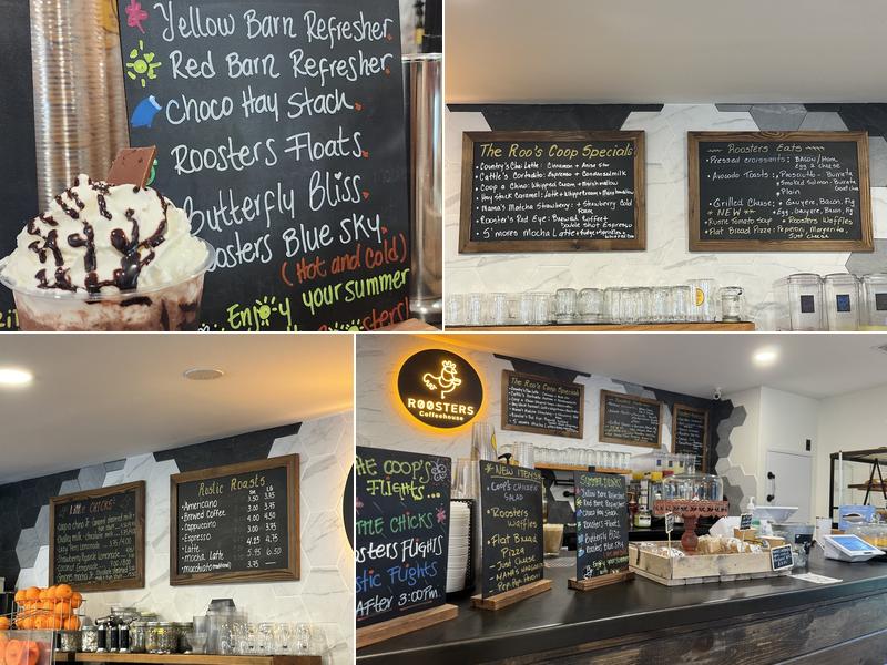 Roosters Coffee house Menu