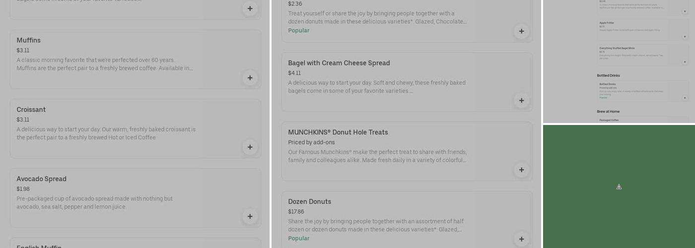 Dunkin' Menu