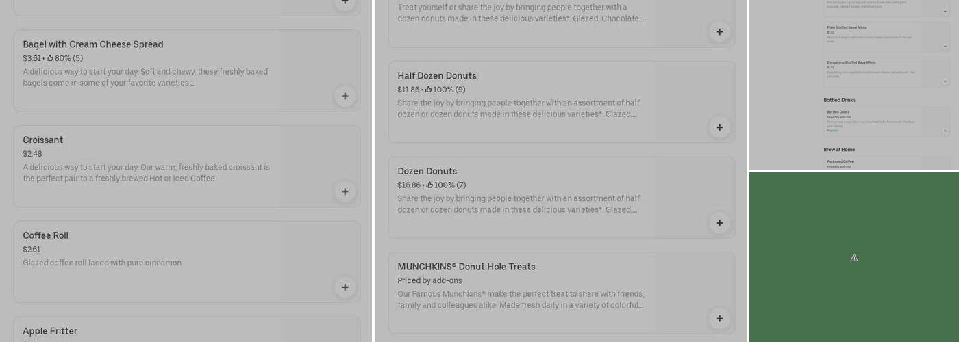 Dunkin' Menu