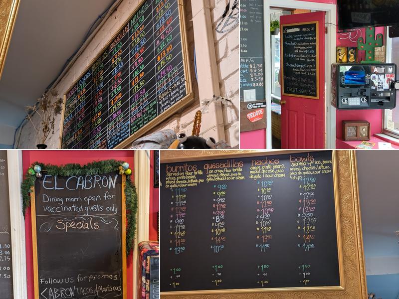 El Cabron Taqueria Menu