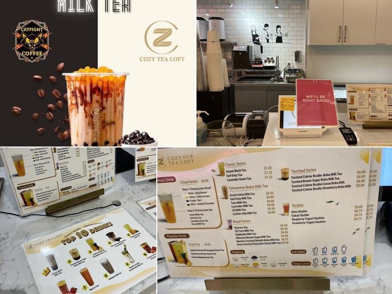 Cozy Tea Loft Bubble Tea American Dream Menu