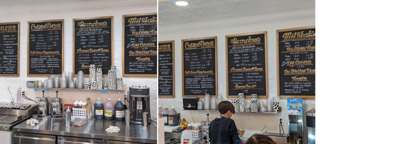 The Stirling Fountain Menu