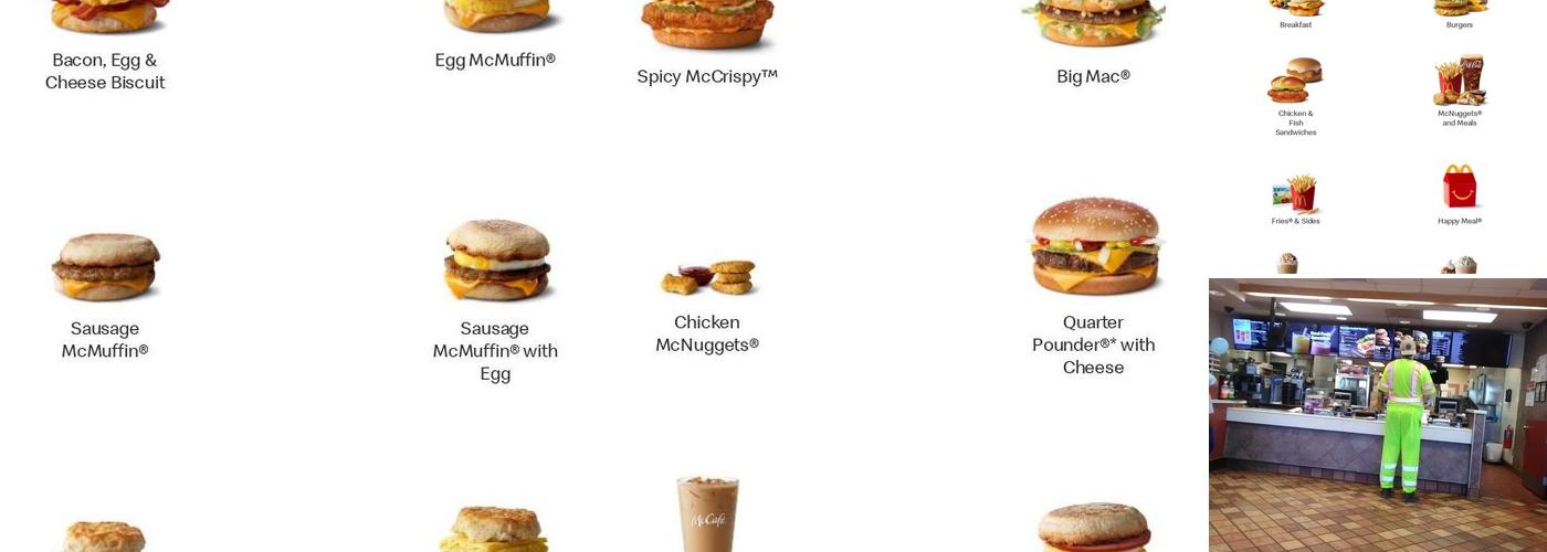 McDonald's Menu