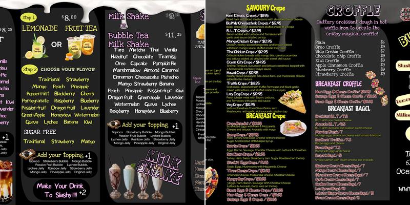 Lazy Dog Grocery Store Menu