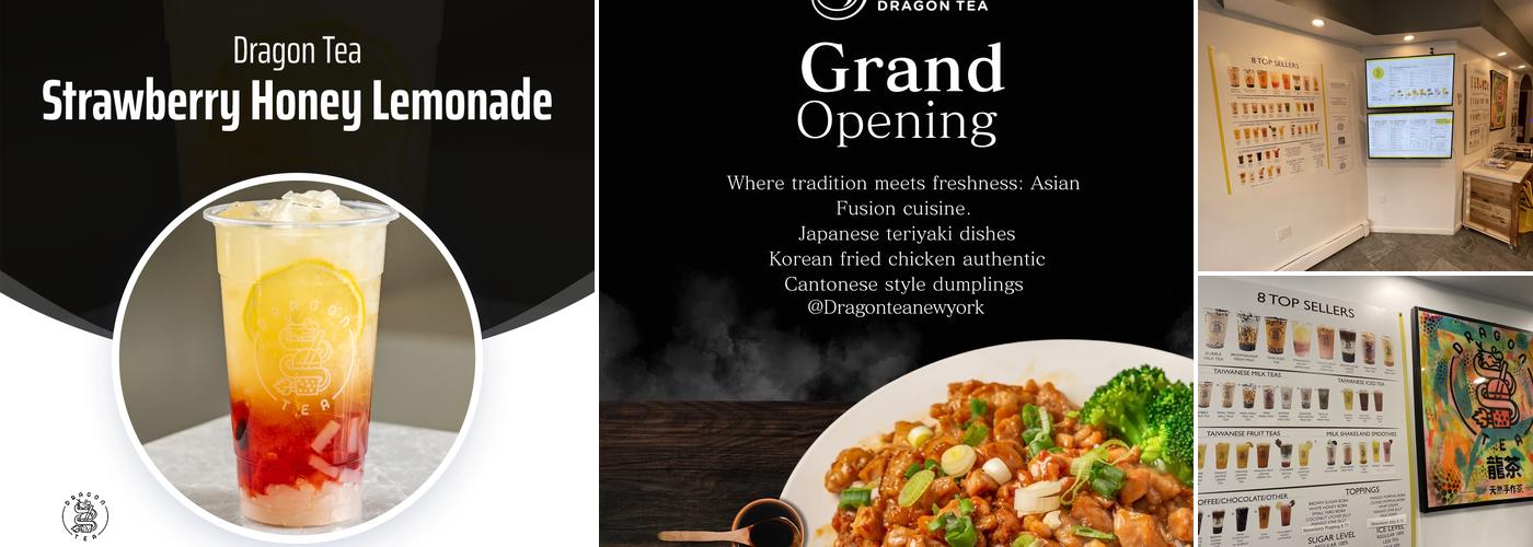 Dragon Tea & Mochi Donut Menu