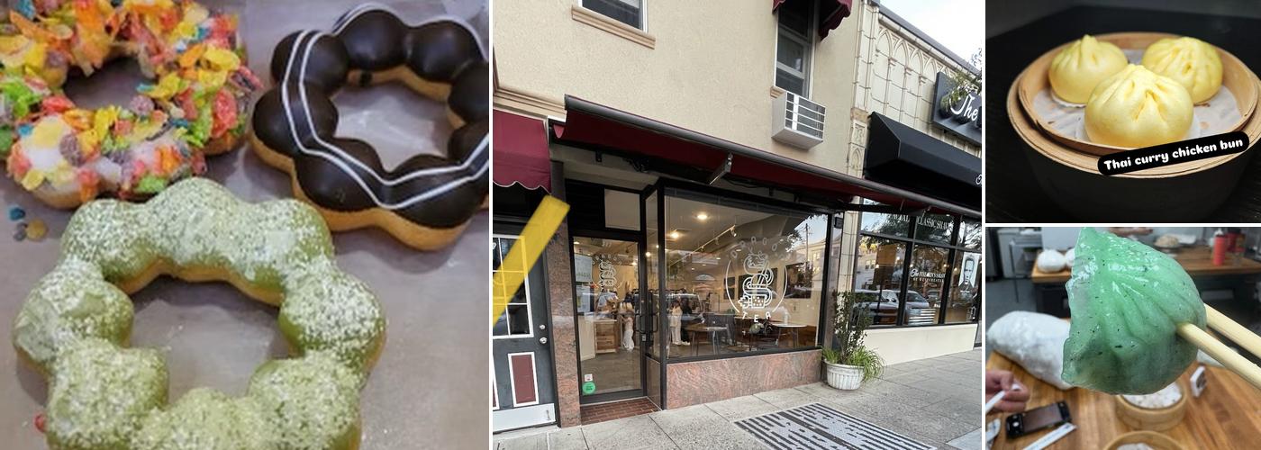 Dragon Tea & Mochi Donut