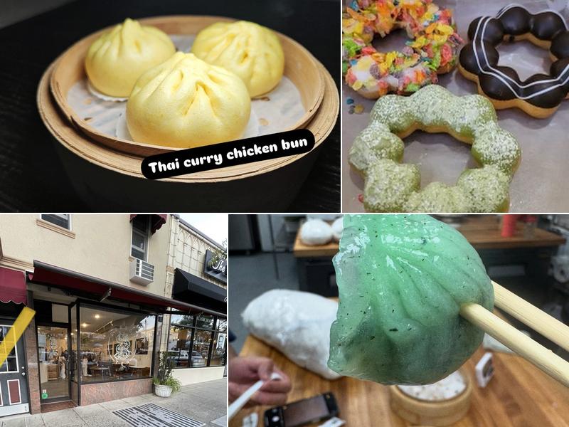 Dragon Tea & Mochi Donut