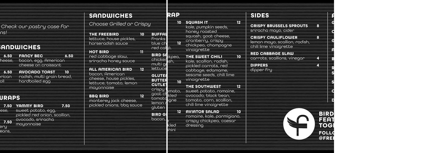 F.L.O.C. Menu