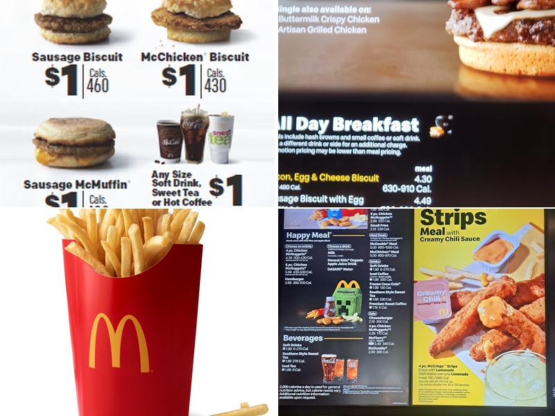 McDonald's Menu