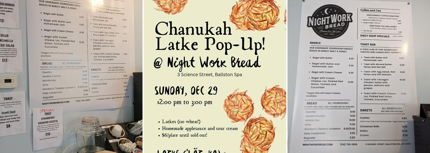 Night Work Bread Menu