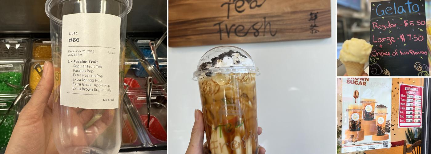 Tea Fresh Menu