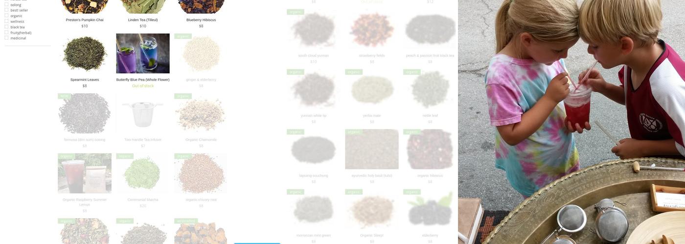 Teagevity Menu
