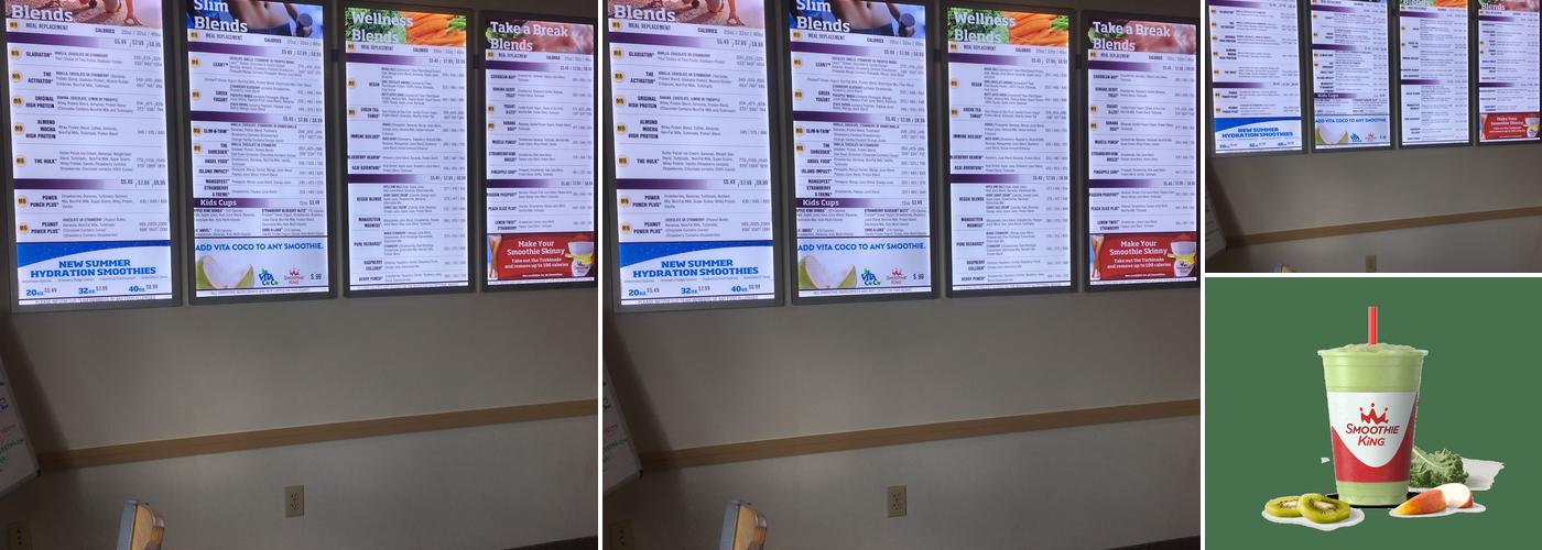 Smoothie King Menu