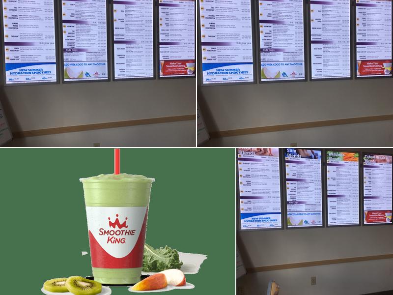 Smoothie King Menu