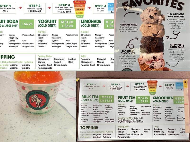 TASTEAS Menu