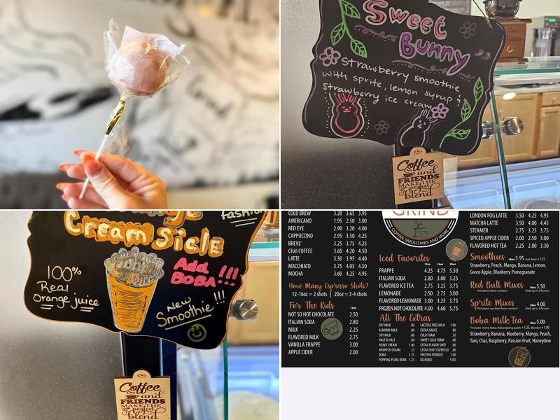 Colonial Grind Menu