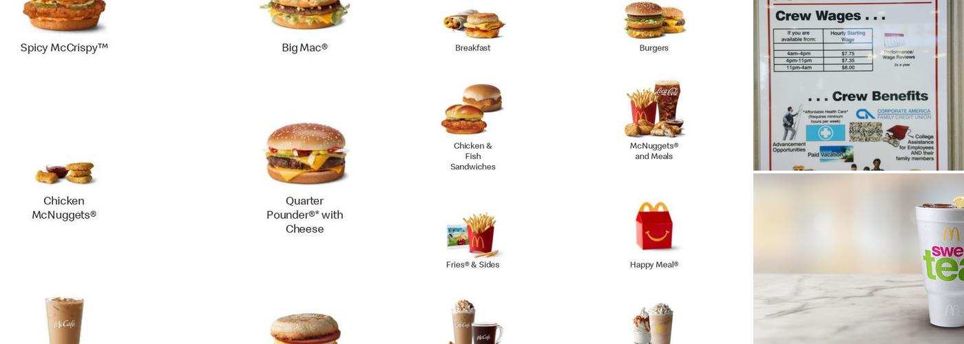 McDonald's Menu