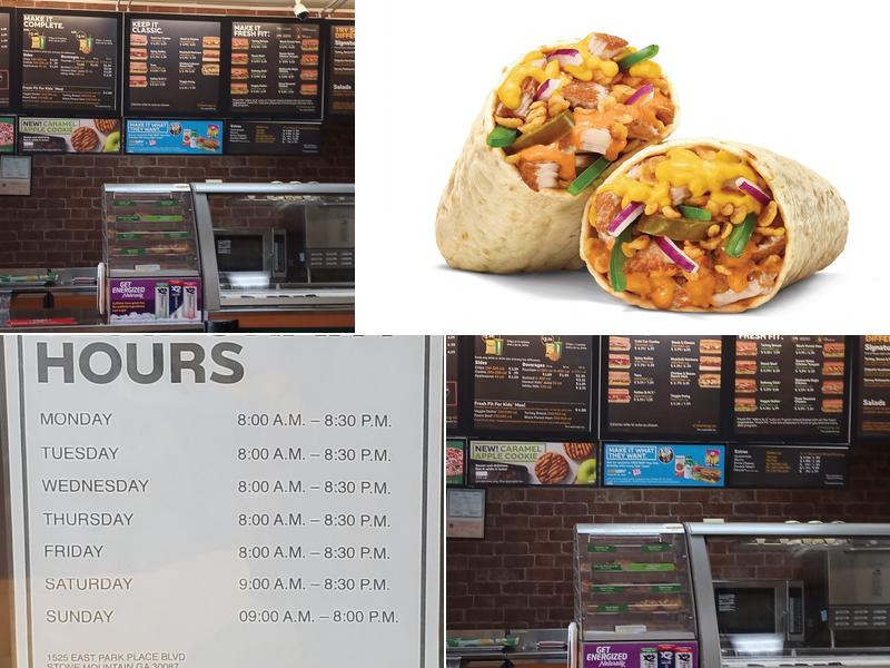Subway Menu