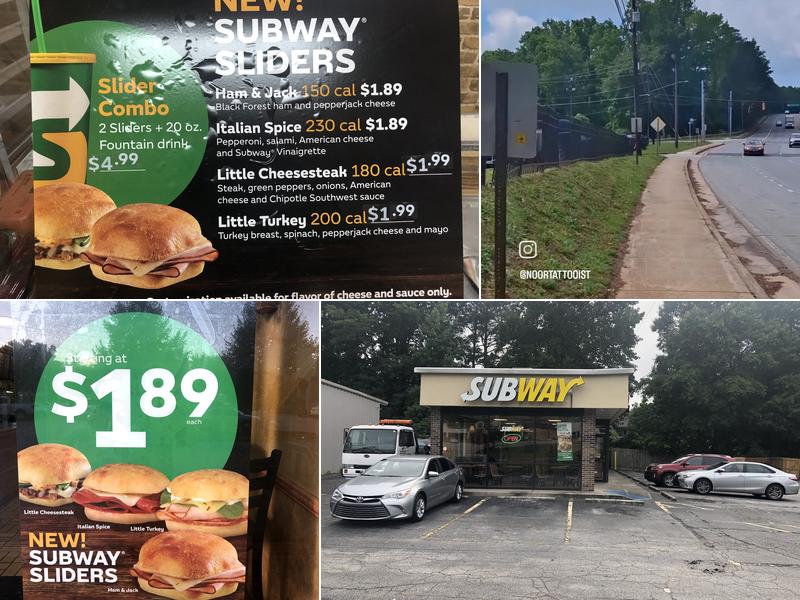 Subway Menu