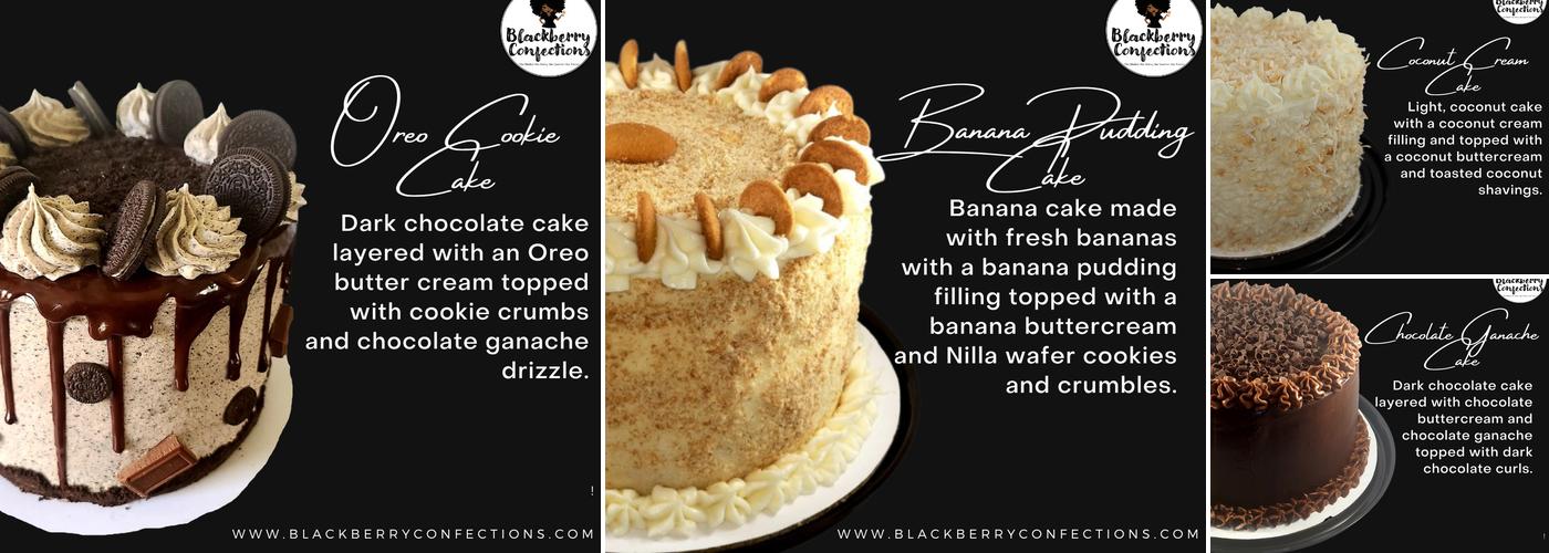 Blackberry Confections LLC Menu