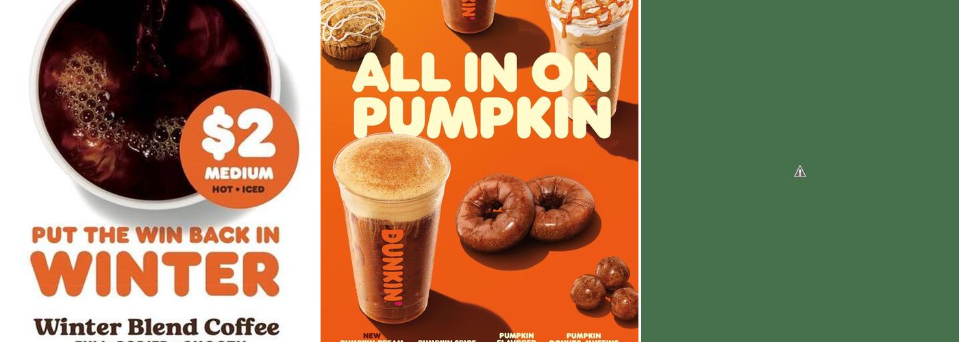 Dunkin' Menu