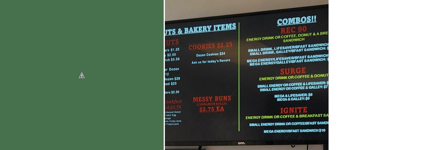 Dockside Donuts Menu