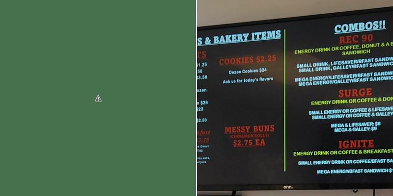 Dockside Donuts Menu