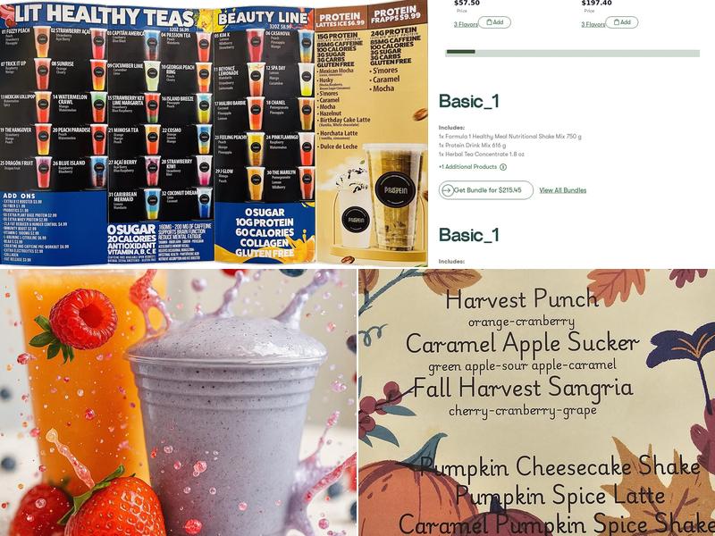 the protein life Menu