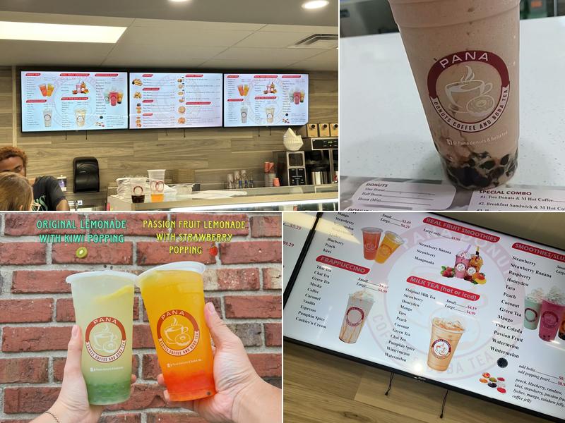 PANA Donuts & Boba Tea Menu