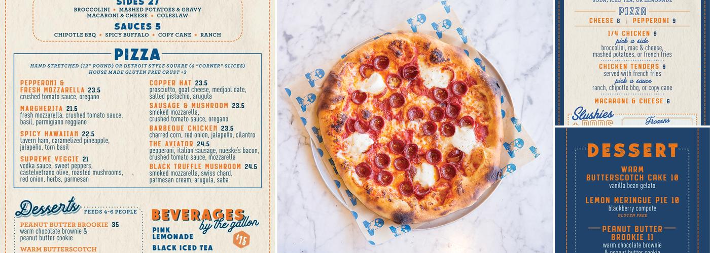 Doughbird Menu