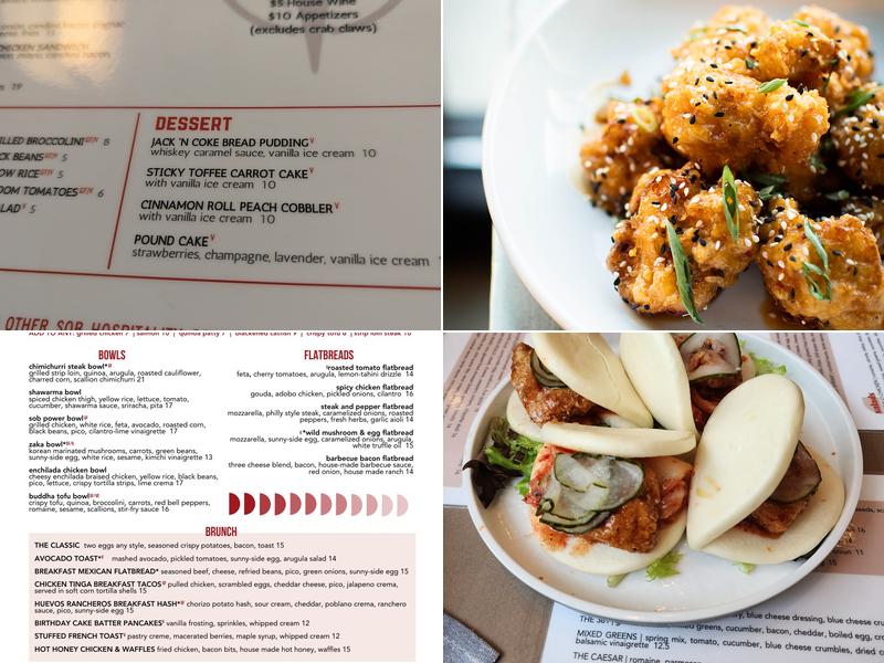 SOB Collierville Menu