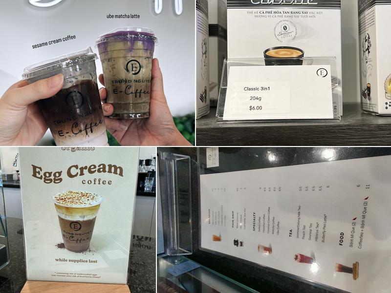 Trung Nguyen E-Coffee Menu