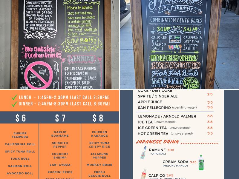 Little Ferry Sushi Menu