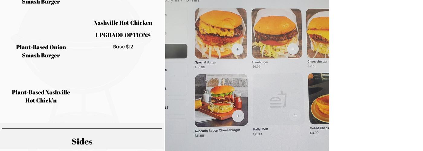 OKC Smash Burgers Menu