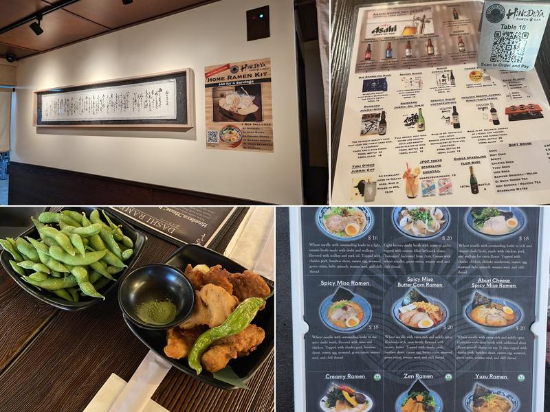 Hinodeya Newark Menu