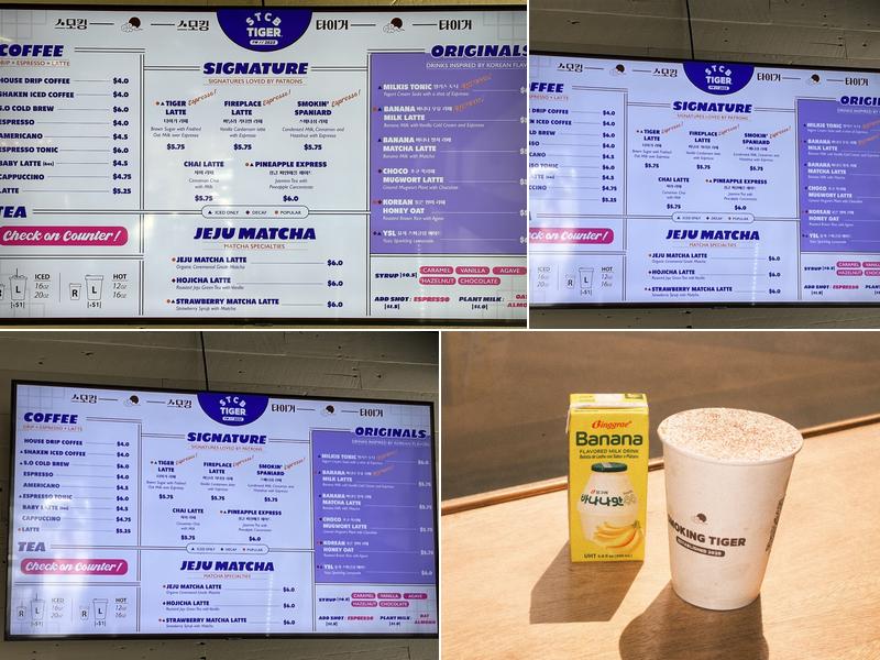 Smoking Tiger Bread Factory Menu