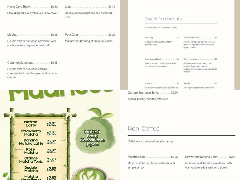 The Mugs - Irvine Menu