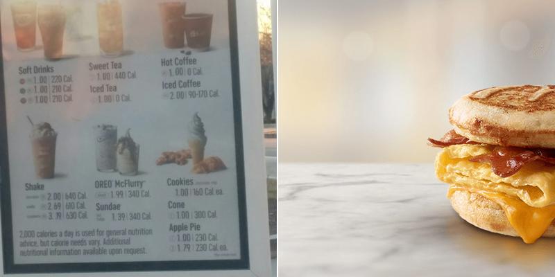 McDonald's Menu