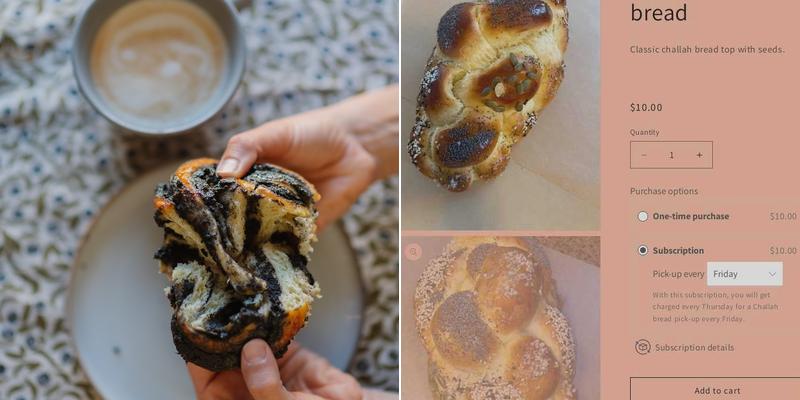 Braid Bakery Menu
