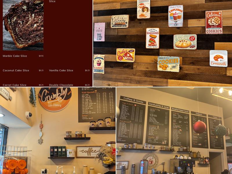 Crumbly Cafe & Bakery Menu
