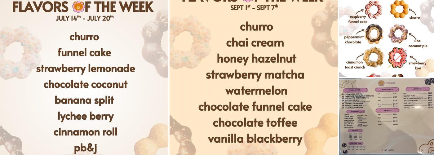 Beary Boba Menu