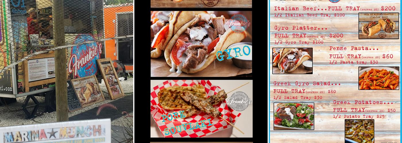 Frankie's Chicago Beef Menu